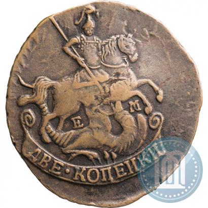 Фото 2 копейки 1789 года ЕМ 