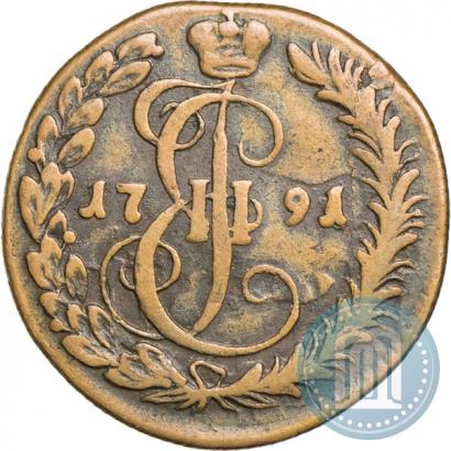Фото Денга 1791 года КМ 