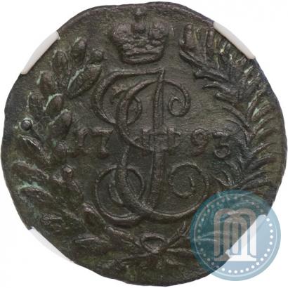 Фото Полушка 1793 года КМ 