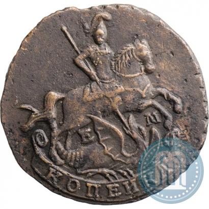 Picture 1 kopeck 1796 year ЕМ 