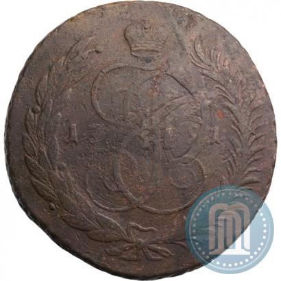 Фото 5 копеек 1791 года  "Павловский перечекан"