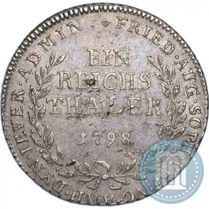 Фото Ein reichsthaler 1798 года  "Княжество Йевер"
