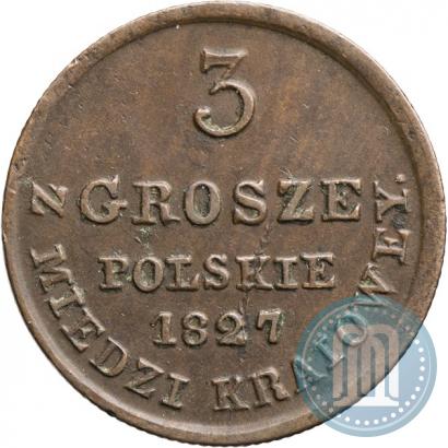 Фото 3 гроша 1827 года IB 