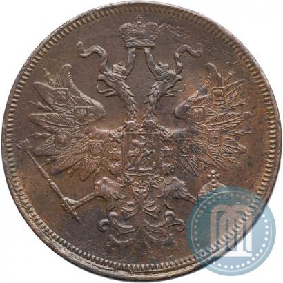 Picture 5 kopecks 1861 year ЕМ 
