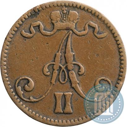 Фото 5 пенни 1870 года  