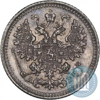 Фото 5 копеек 1886 года СПБ-АГ 