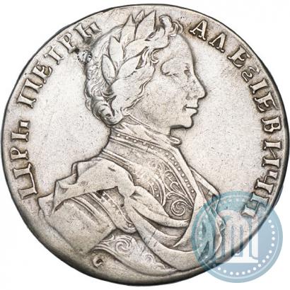 Picture 1 rouble 1712 year  "Portrait by S. Gouin"