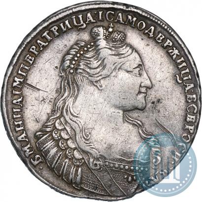 Фото 1 рубль 1737 года  "Тип 1735 года"