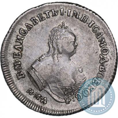 Фото Полуполтинник 1746 года ММД 