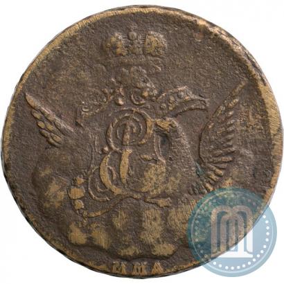 Фото 1 копейка 1755 года ММД 