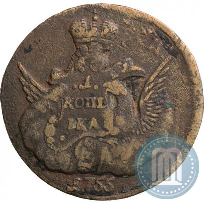 Фото 1 копейка 1755 года ММД 
