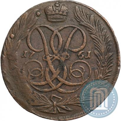 Picture 5 kopecks 1761 year  