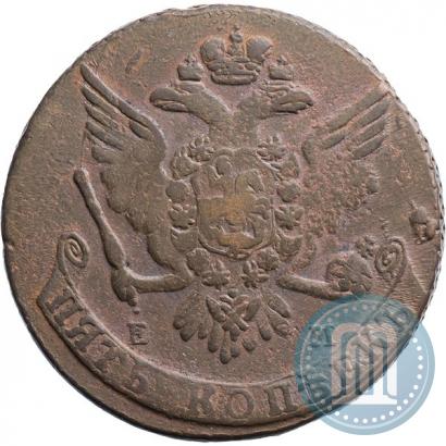 Фото 5 копеек 1764 года ЕМ 