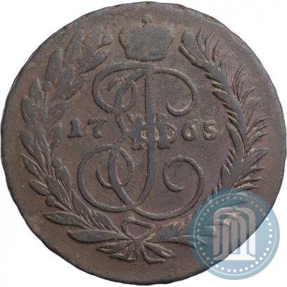 Фото 2 копейки 1765 года ММ 