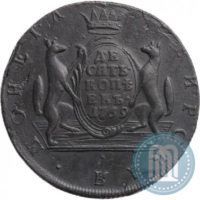 Picture 10 kopecks 1769 year КМ 