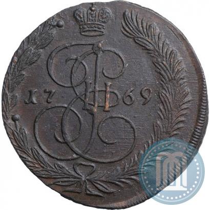 Фото 5 копеек 1769 года ЕМ 
