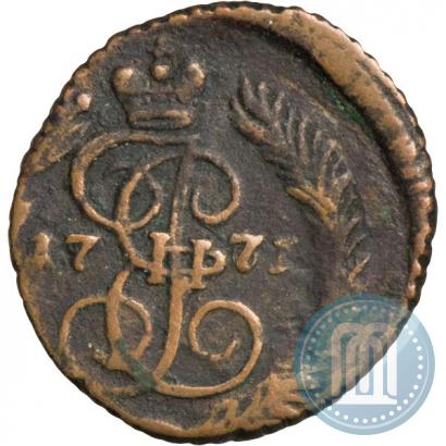 Фото Полушка 1771 года ЕМ 