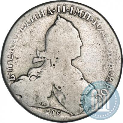 Фото 1 рубль 1774 года СПБ-ФЛ 