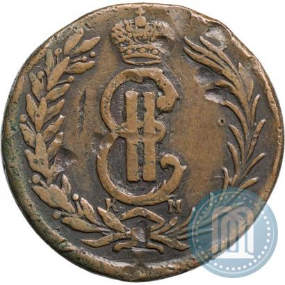 Фото 2 копейки 1774 года КМ 