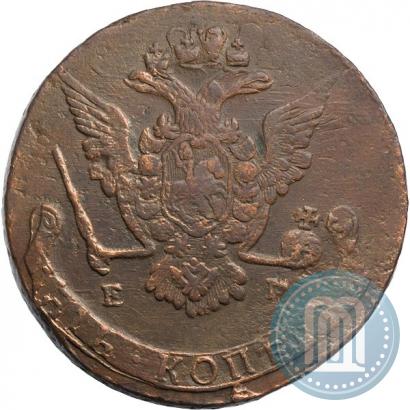 Picture 5 kopecks 1775 year ЕМ 