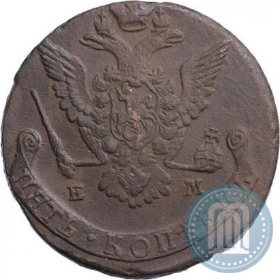 Фото 5 копеек 1776 года ЕМ 
