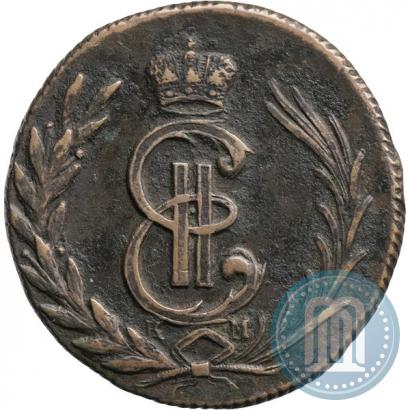 Фото 1 копейка 1776 года КМ 