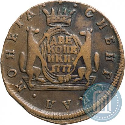 Picture 2 kopecks 1777 year КМ 