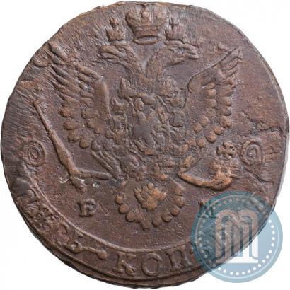 Фото 5 копеек 1781 года ЕМ 