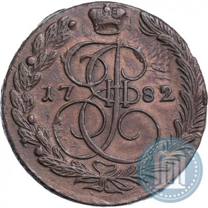 Фото 5 копеек 1782 года ЕМ 