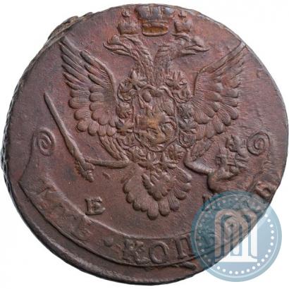 Фото 5 копеек 1782 года ЕМ 