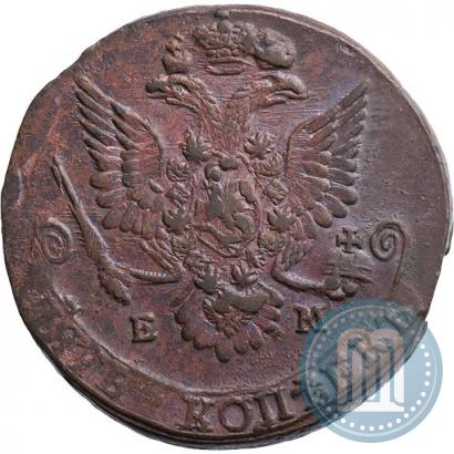 Фото 5 копеек 1783 года ЕМ 