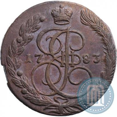 Фото 5 копеек 1783 года ЕМ 