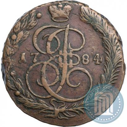 Picture 5 kopecks 1784 year ЕМ 