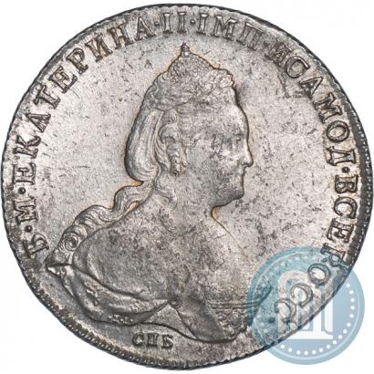 Фото 1 рубль 1786 года СПБ-ЯА 