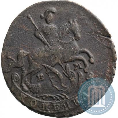 Picture 1 kopeck 1796 year ЕМ 