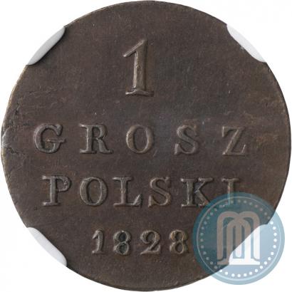 Фото 1 грош 1828 года FH 