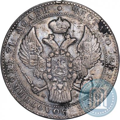 Picture 1,5 roubles - 10 złotych 1835 year MW 