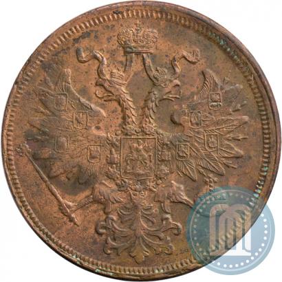 Фото 5 копеек 1860 года ЕМ 