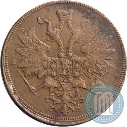 Фото 5 копеек 1860 года ЕМ 