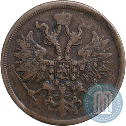 Picture 5 kopecks 1865 year ЕМ 