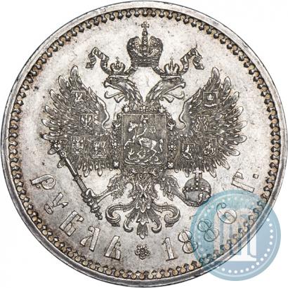 Фото 1 рубль 1886 года (АГ) 