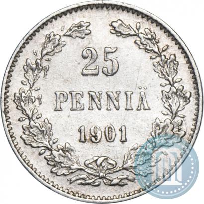 Picture 25 pennia 1901 year L 