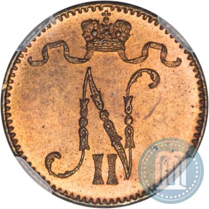 Фото 1 пенни 1912 года  