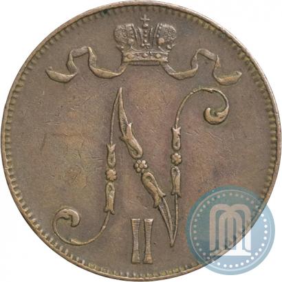 Picture 5 pennia 1905 year  