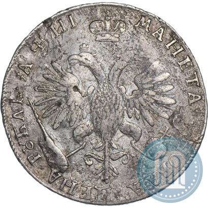 Фото 1 рубль 1718 года OK-L 