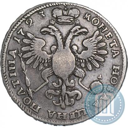 Фото Полтина 1723 года  "Портрет в горностаевой мантии"