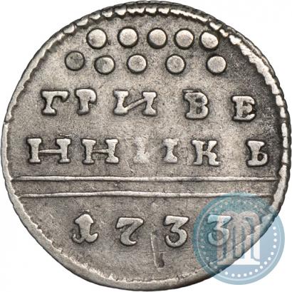 Фото Гривенник 1733 года  