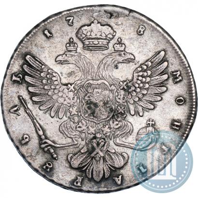Фото 1 рубль 1738 года СПБ "Петербургский тип"