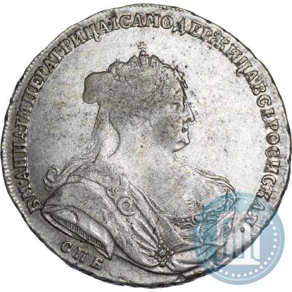 Фото Полтина 1738 года СПБ "Петербургский тип"