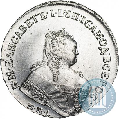 Фото 1 рубль 1752 года ММД-Е 